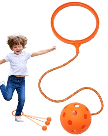 Beiykhera Knöchel Skip Ball Kinder Springring Fußkreisel Hüpfring Bälle Fitness Springseil Faltbarer Ankle Skip Ball Sport Sprungball Mit Lichtrad Blinkender Sprungring Für Kinder Und Erwachsene