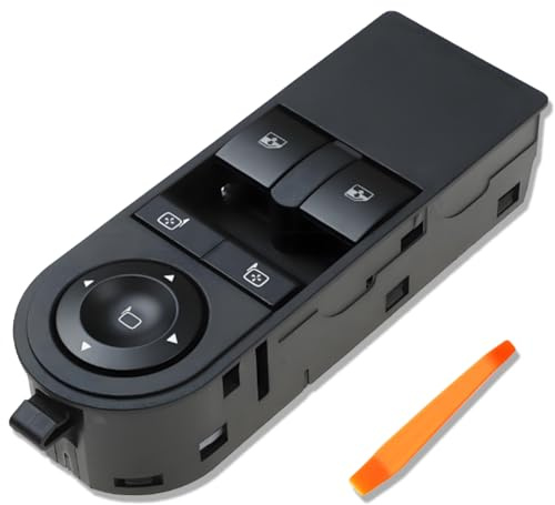 ZAMDOE 13228879 Interruptor Mando Elevalunas para Opel Astra H 2005-2010 Zafira-B 2005-2015 para Vauxhall Hall Zafira [2005-2015] Botonera Mando Elevalunas Interruptor Elevalunas