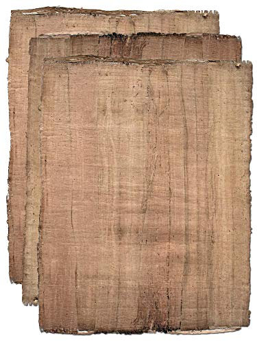 Forum Traiani Papyrus Antik-Papyrus 3 Blatt aus Ägypten, altertümlicher Papyr, Papyrusblätter, Papyrus-Papier aus dem Land der Pharaonen