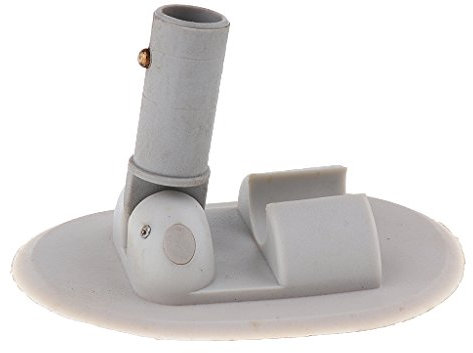 MagiDeal Fischerboot Schlauchboot Deck Rohrhalter Halterung für Boots Sonnenverdeck | Bimini Top | Sonnensegel zum Befestigen Beschlag - Grau