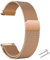 Cinturino in Acciaio Inossidabile Cinturino per Orologio 22/20mm Cinturino Orologio in Maglia Intrecciata in Maglia Bracciale Cinturino Fibbia per Uomo e Donna (22mm, Oro Rosa)