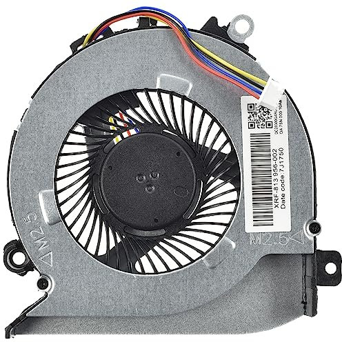 LPUK Replacement CPU Cooling Fan compatible with HP 14-ab, 14-ax, 15-ab, 15-ak, 15-an, 17-g, 17-s p/n: 806747-001, 812109-001