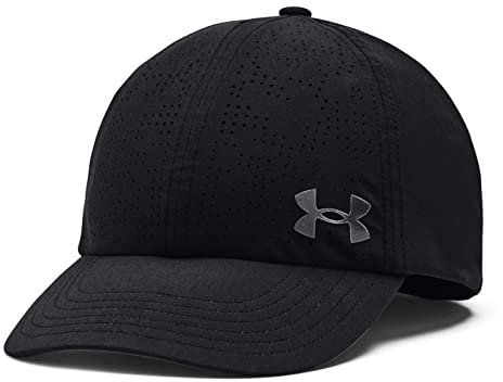 Under Armour Women's Iso-chill Breathe Adjustible Hat, Black (001)/Beta, One Size Fits Most
