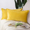 Madizz 2 Pezzi Federe in Velluto Copricuscini Morbido Decorativo Fodere per Cuscino Lusso Stile per Divano Camera da Letto Limone Giallo Rettangolare 30x50 cm