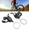 Fahrrad Schalthebel,Mountainbike-Bremshebel,Bremshebel mit Bremszug Schaltzüge,Schalthebel 7 Fach Gangschaltung Fahrrad 1 Paar 3x7 mit Ganganzeige für Moutain Bike, Rennrad, Radfahren Fahrradzubehör