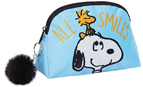 Plüsch-Make-up-Tasche für Damen, Snoopy, Peanuts Kosmetiktasche, Federmäppchen, multi, Einheitsgröße, Kosmetiktasche