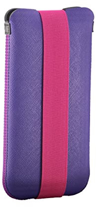 OneJoy Custodia per cellulare, custodia per cellulare in morbido neoprene, custodia per smartphone per iPhone 16/15/14/13 Pro Max senza guscio [ Viola ]