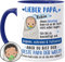 Tassenliebling® Papa Tasse personalisiert für frischgebackene Väter - Lieber Papa diesen Vatertag kann es dir nicht selber sagen - Erster Vatertag- Geschenk für junge Papas mit Baby - Keramik