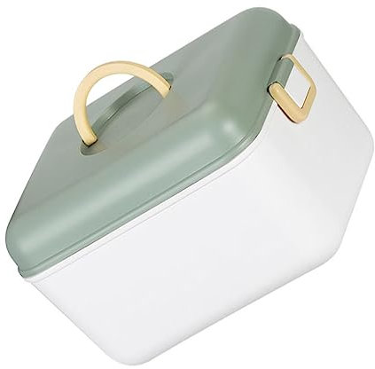 Anneome 1 Stück Karton Hausapotheke Erste Hilfe Medizin Fall Haushaltsgeräte Reiseapotheke aufbewahrungsdose storage boxes Erste-Hilfe-Koffer für den Haushalt Medikamentenbehälter pp Green