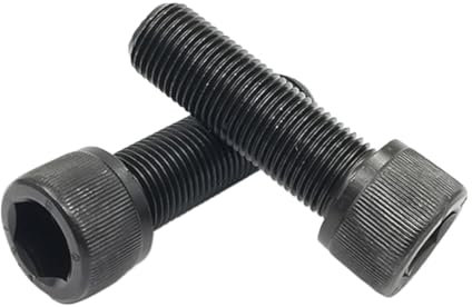 M10*1.0 M10*1.25 Vite a testa esagonale con esagono incassato a passo fine, bullone a passo filettato fine M10 in acciaio legato, A001(M10x1.0 Pitch,M10x16-10 pieces)