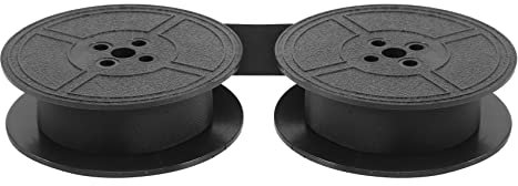 holanae 1Pack Schreibmaschine Farbe Band Twin Spool Schreibmaschine Farbband Doppel Spule Färben Pack Tinte Teil für die Meisten Schreibmaschinen (Schwarz)