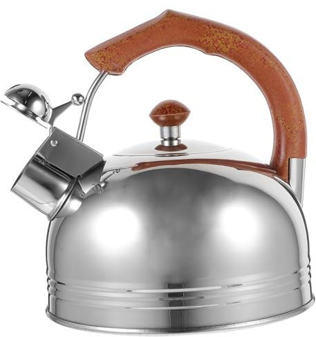 PartyKindom Teekessel Pfeifender Wasserkocher Für Herd Moderner Wasserkessel Aus Hochwertigem Für Kochplatten Design Langlebig Und Funktional