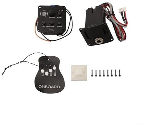 Onboard Preamp System für Akustikgitarren mit Lautstärke, Tonformung und Phasenregler