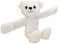 Wild Republic 18087 19559 Plüschtier mit Schnapparmband, Polarbär Eisbär