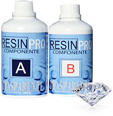 320 GR RESINA EPOXI TRASPARENTE Para Bricolaje, Artesanía, Joyería, Suelos, Obras de arte, Modelado, Mesas creaciones artísticas, Revestimientos protectores