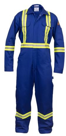 Flame Resistant FR High Visibility Hi Vis Coverall