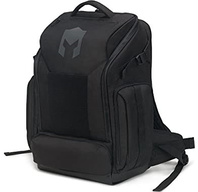 CATURIX ATTACHADER - Gaming-Rucksack für Laptops und Konsolen bis 17,3, wasserabweisender Rucksack mit 33l Volumen, schwarz
