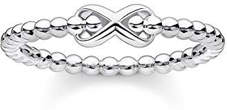 THOMAS SABO Ring Kugeln mit Infinity silber 925 Sterling Silber TR2320-001-21-58