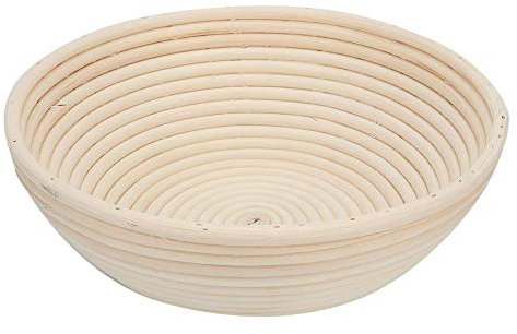 Non-Toxic Banneton Proofing Basket, Food-Safe Rattan Round Basket Set Bread Proofing Basket, for Bread Baking Lovers Professional and Amateur Bakers(22X8.5)