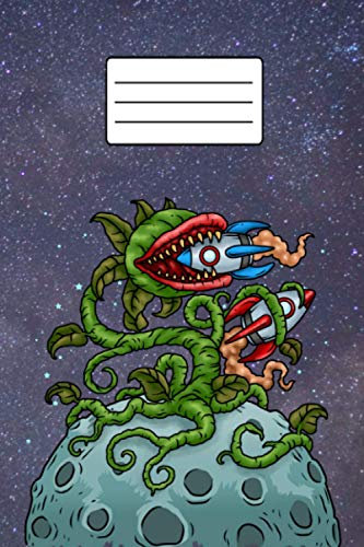 Venus Fly Trap Gift Kids Spaceship Moon Landing Journal 6x9 in: Carnivorous Plants Gift