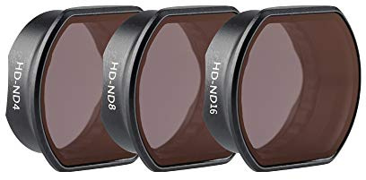 Fututech ND Filter für DJI FPV (Set ND 4 8 16) Professional Video Resultat Fluid Bild High Definition Anti-Wasser Anti-Öl Kratzfest Leicht Langlebig