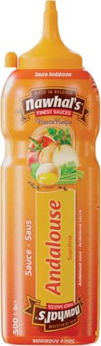 Nawhal's - Sauce andalouse - Sauce piquante - Produit belge - 500 ml