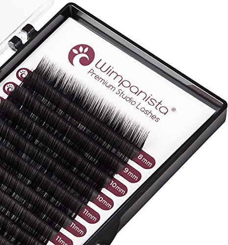 M Curl Lashes - Seidenwimpern - Stärke 0.07mm - gemischte Längen 8-14mm - für die Wimpernverlängerung