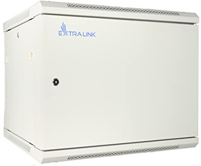 Szafka wiszÄ…ca Rack 9U 600x600 szara metalowe drzwi