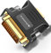 FOINNEX Adaptateur DVI a VGA, Convertisseur DVI-I 24+5 vers VGA, DVI to VGA Full HD 1080P, 24+5 DVI Mâle vers VGA Adapter pour PC, Cartes Graphiques, Jeux, Netbook, Anciens Moniteurs VGA, Projecteurs