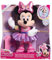 MINNIE Just Play Disney Junior Mouse Sing and Dance Butterfly Ballerina Lights and Sounds Plush, Sings Just Like a Butterfly, Kids Toys for Ages 3 Up