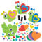 Baker Ross FX382 Schnecken-Liebesherz-Magnetbausatz - 8er-Pack, Schaumstoff-Bastelset zum Valentinstag für Kinder, Mittel