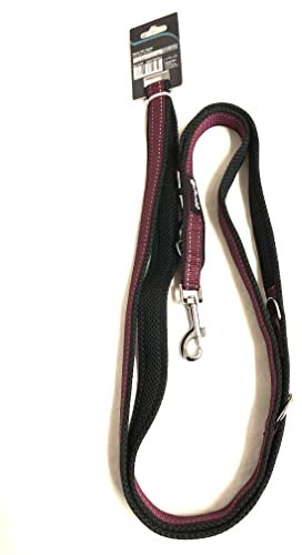 Petlando Mesh Outdoor Führleine L Berry mit reflektierenden Streifen 2,3 m/30 mm