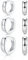 CERSLIMO Creolen Silber 925, Ohrringe Sterling Silber Creolen Set (10mm/12mm/14mm) Breite 3mm Klein Schmuck Geschenke für Damen Mädchen Herren