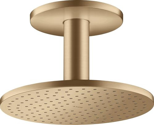 hansgrohe AXOR ShowerSolutions Kopfbrause 250 2jet, Deckenanschluss, Farbe: Brushed Bronze