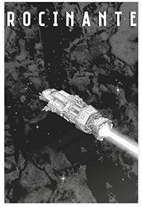 RIKCAT The Expanse Rocinante Sci Fi-Poster, Leinwand, Poster, Schlafzimmer, Dekoration, Sport, Landschaft, Büro, Raumdekoration, Geschenk, ungerahmt, 30 x 45 cm