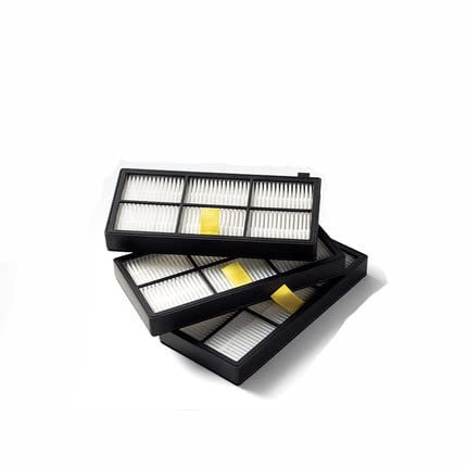 ALPGEN Pièces détachées pour aspirateur/Fit for IRobot Roomba 976 Robot Cleaner, Rouleau Principal + Filtre Hepa + Brosse latérale Ensemble de Robot de Balayage (Color : 3 Filter)