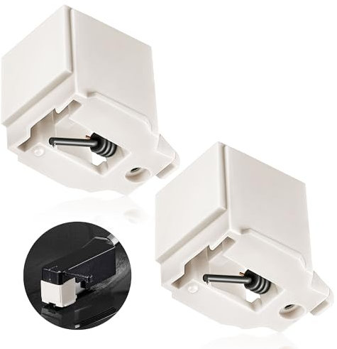 Dreyoo 2 Pack Record Player Needle Replacement, Replacement for ATN3600L, Turntable Stylus Replacement, Compatible with ATPL30/ATPL50/ATLP60/ATLP60USB/ATLP2D/ATLP2DUSB Vinyl Turntable Player