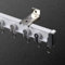 JEDAL Flexible Und Biegbare Decken-Vorhangschiene 1-4M, Einfache Installation Gardienenschiene Mit Stummen Rollen Für Vorhänge, Raumteiler, Wohnmobil-Vorhang (Color : White Wall Mount, Size : 3m)