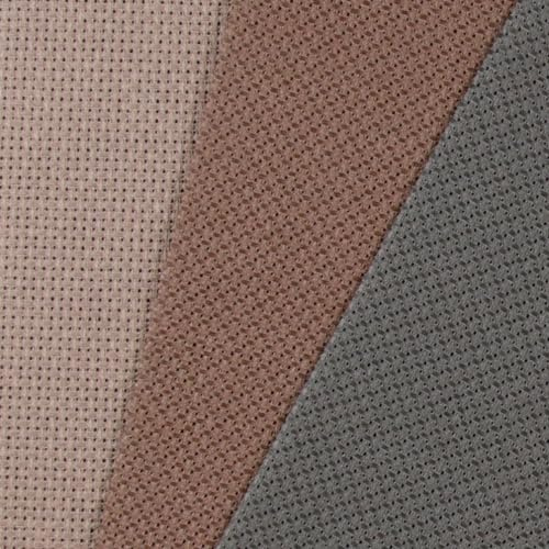 KCS 3 Stück 30 x 45 cm 14 CT Baumwolle Aida-Stoff Kreuzstichstoff (Kaffee + Braun + Dunkelgrau)
