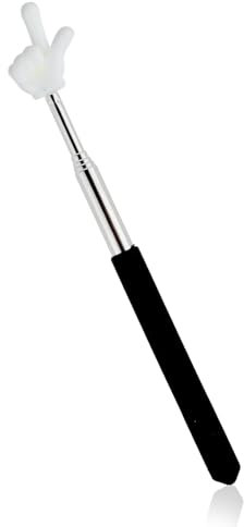 DIVINA VITAE Punteros Telescópicos para Maestros, Mini Puntero Retráctil para Profesores, Maestros Palo Extensible Puntero Retráctil para Maestros Aula Ayudas Ayuda para Profesores (Negro)