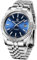 Pagani Design Automatikuhr, 40 mm Edelstahlgehäuse, Datumsanzeige, NH35-Uhrwerk, 100 m wasserdicht, Synthetisches Saphirglas (Silber, Blau)