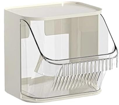 Conteneur de stockage de dosettes de café, boîte de rangement de sachets de thé | Organisateur de conteneu de sachets de thé de comptoir,Boîte de rangement empilable avec compartiment amovible pour