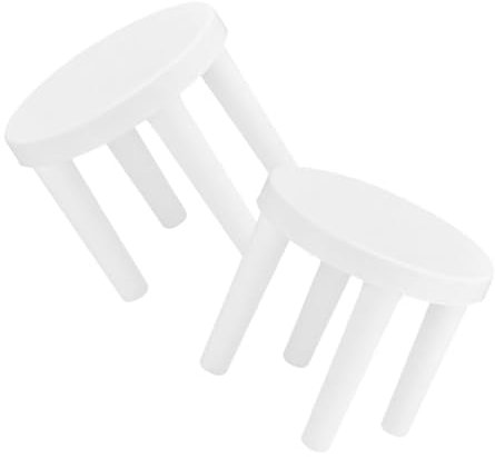 IMIKEYA 2stücke Kinderhocker Junge Mädchen Badhocker Kleine Sitzhocker Für Wohnzimmer Schlafzimmer Küche Badezimmer Tritthocker Kinderhocker Trittleiter