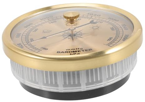 CIYODO Praktisches Kalibrierbares Barometer Tragbares Zifferblattbarometer Für Schlafzimmer Und Wohnzimmer