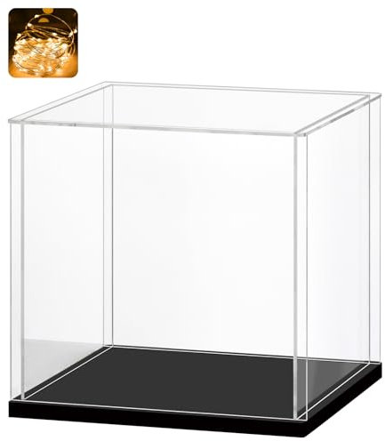 Acryl Vitrine/Schaukasten/Display Case/Display Box für Modellautos, Figuren, Sammlerstücke | Selbstmontage (40x40x40 cm)