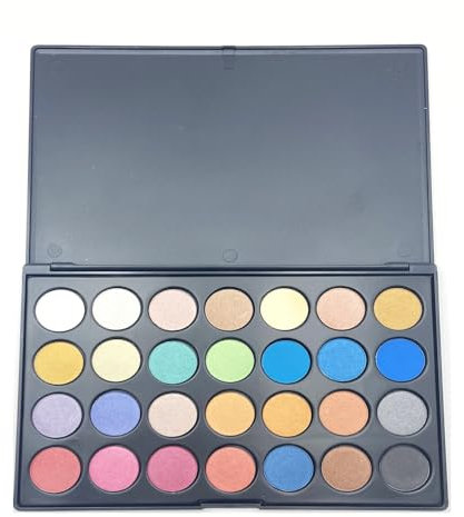 Blush Italia Wet E Dry Metallic Eyeshadow Palette 28 Ombretti Metallici 56 G