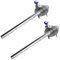 Robuster Jammer-Arm-Aufsatz for Krafttraining im Heim-Fitnessstudio, Verstellbarer Push-Arm-Griff, NUR for 3X3-Rack MIT 1-Loch, 1 Paar