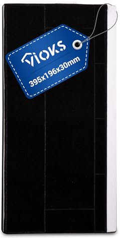 VIOKS Aktivkohlefilter Dunstabzugshaube 380/395 x 175/196 x 30 mm Ersatz für Bosch DHZ4506 434229 00434229 Siemens LZ45501 Neff Z5144X1 Z5144X5 Constructa CZ5144X5 - Kohlefilter für Dunstabzugshauben