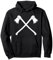 Axe Throwing Crossed Axe Sledgehammer Pullover Hoodie