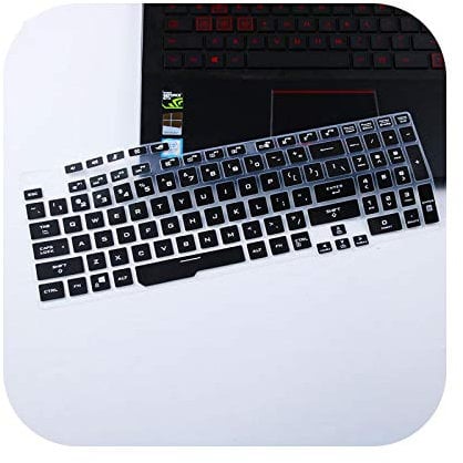 Keyboard cover Keyboard Cover for ASUS TUF Gaming A15 FX506 FX506IU FX506IV FX506II FX506III / TUF A17 FX706 FX706II FX706II FX706II FX706IU FX706IU – Black